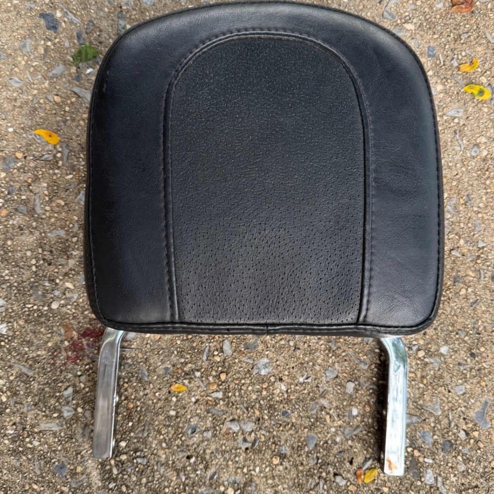 Harley Davidson Willie G Skull Sissy Bar Backrest Pad Chrome Passenger Rest